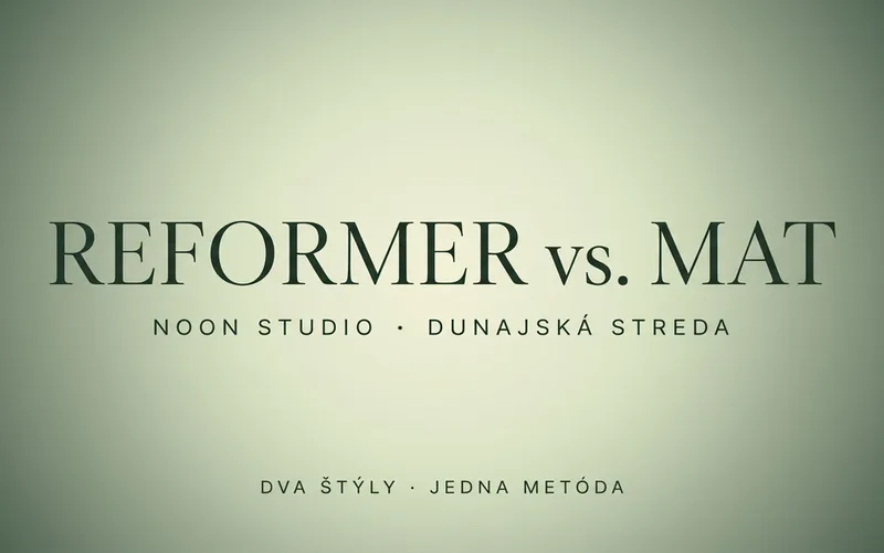 Grafika s nápisom Reformer vs. Mat — NOON STUDIO, Dunajská Streda