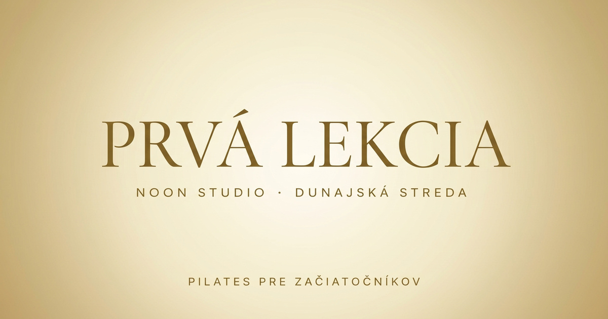 Grafika a szlovák Prvá lekcia (Első óra) felirattal — NOON STUDIO, Dunaszerdahely