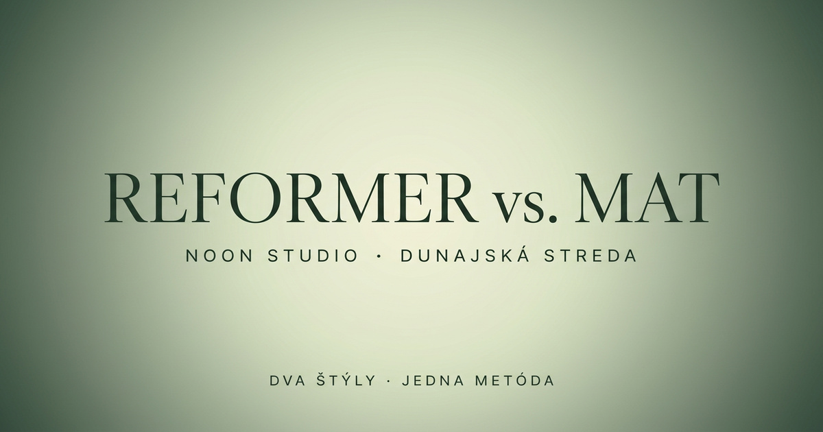 Grafika s nápisom Reformer vs. Mat — NOON STUDIO, Dunajská Streda